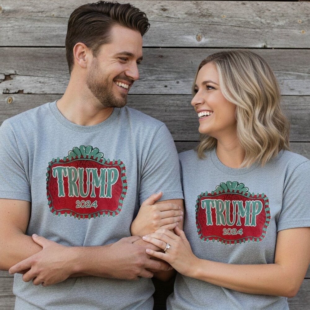 TRUMP 2024 GLIDEN unisex t-shirt gray - XL